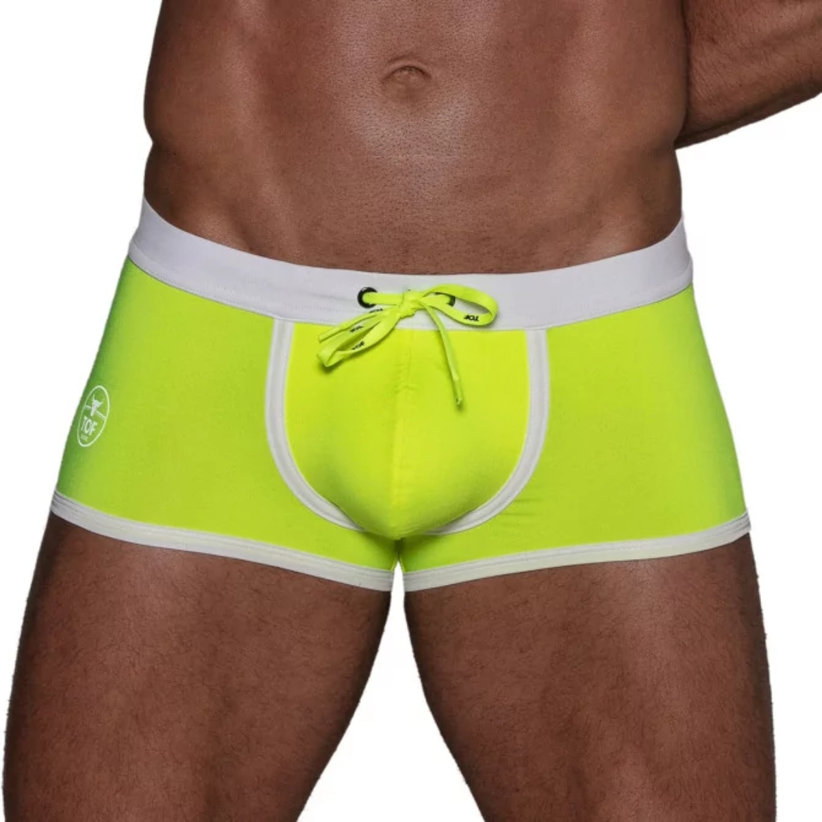 Neon Swim Trunks Yellow - Size : XL - TOF Paris - Lingerie & Underwear - adult product at KS Store