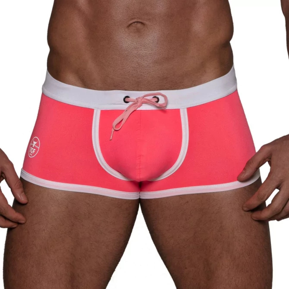Neon Swim Trunks Pink - Size : M - TOF Paris - Lingerie & Underwear - adult product at KS Store