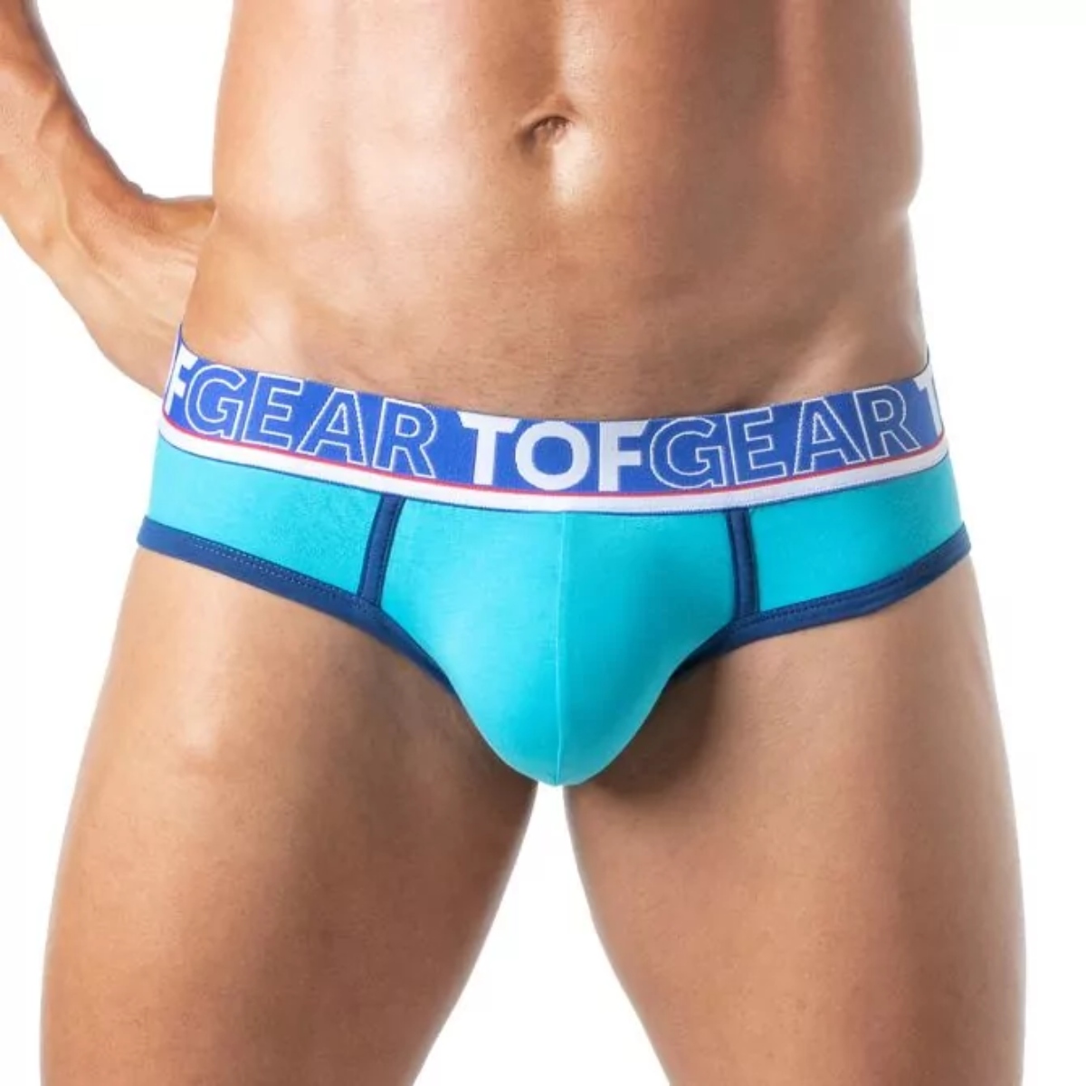 Champion Brief Turquoise - Size : M - TOF Paris - Lingerie & Underwear - adult product at KS Store