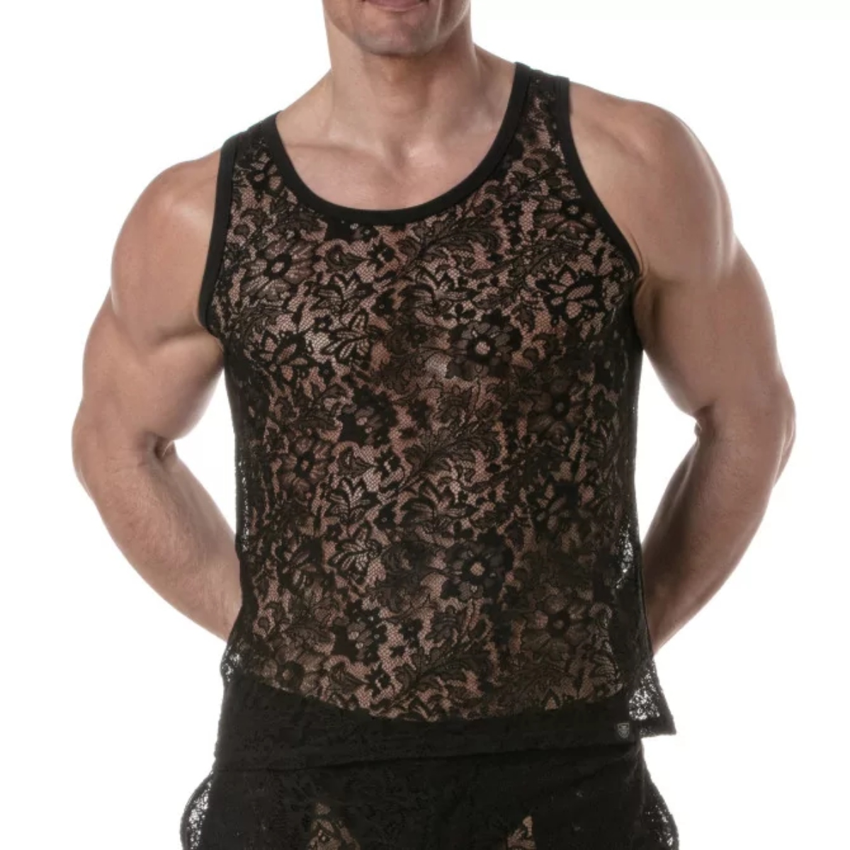 Lace Tank Top - Size : S - TOF Paris - General - adult product at KS Store