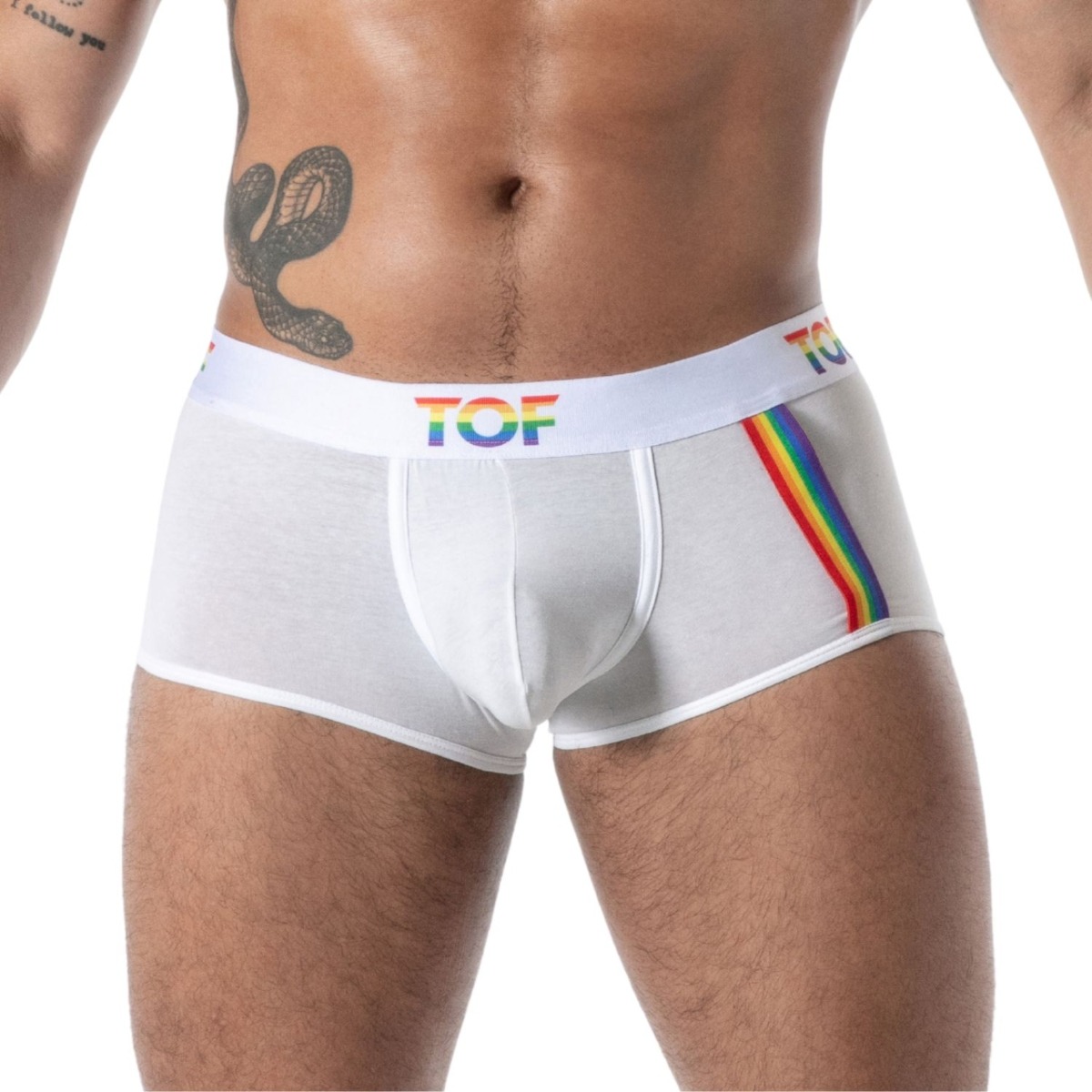 TOF Paris Joyful Pride Trunks White Medium - TOF Paris - Toys & Accessories - adult product at KS Store