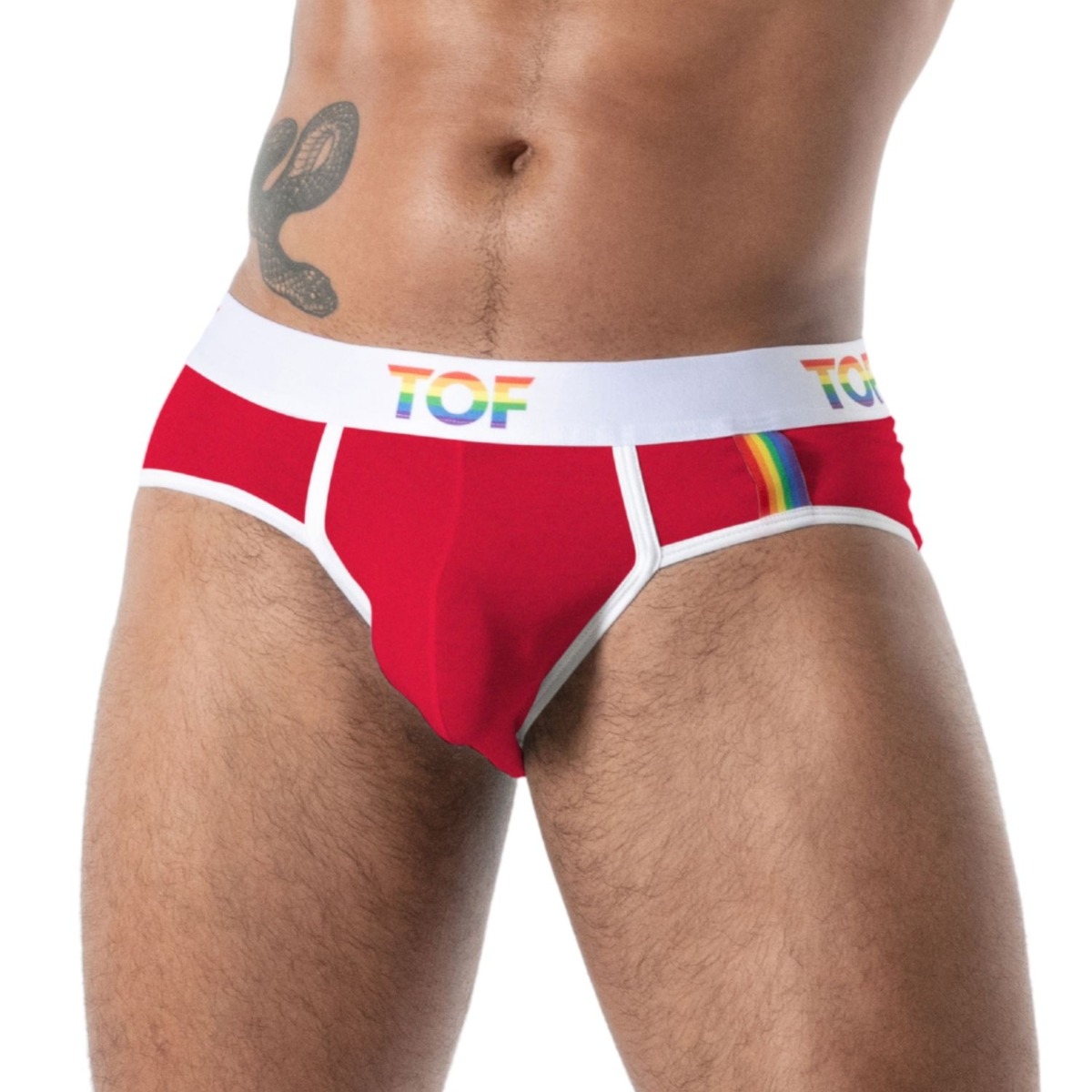 TOF Paris Joyful Pride Briefs Red Medium - TOF Paris - Lingerie & Underwear - adult product at KS Store