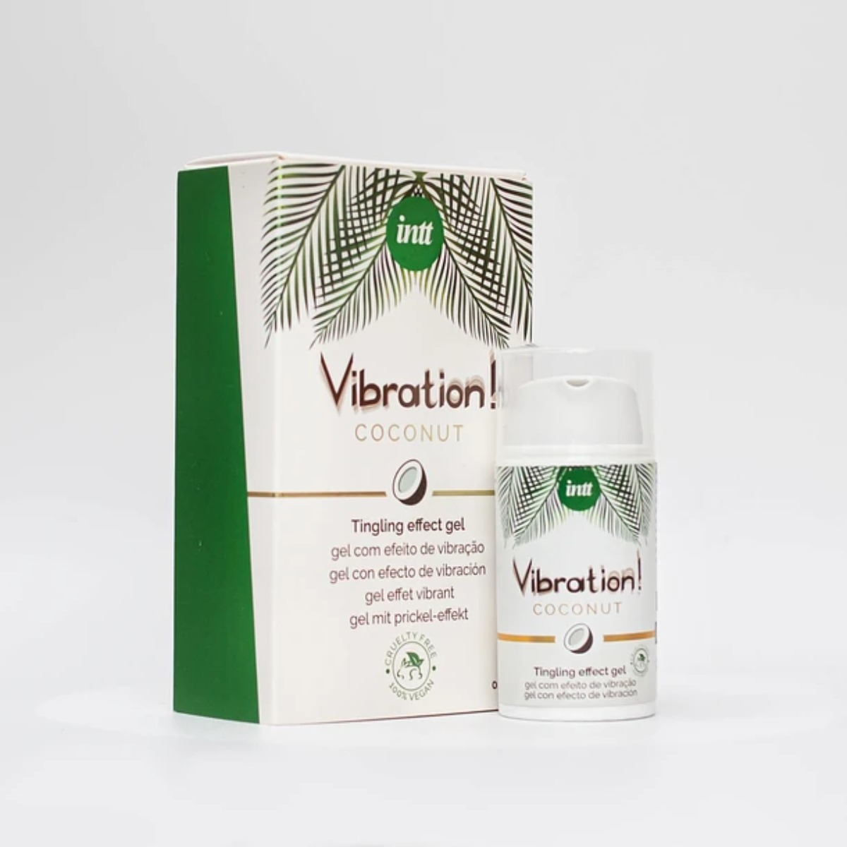 INTT Vegan Vibration Stimulant Gel Coconut - INTT - Lingerie & Underwear - adult product at KS Store