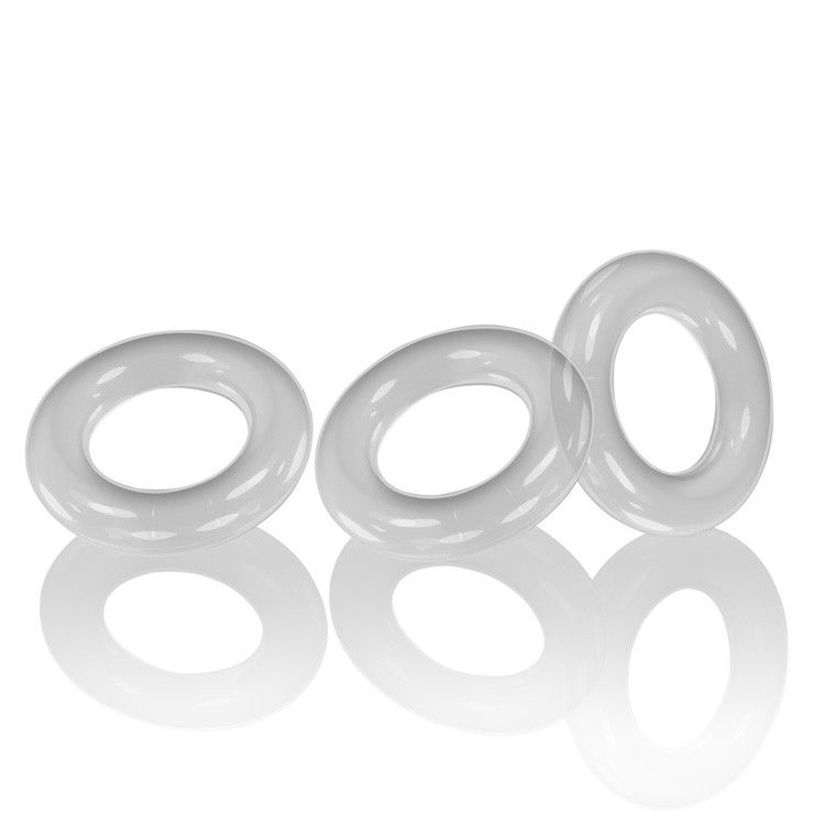 Willy Rings 3 Pack Cockrings Clear - Oxballs - Lingerie & Underwear - adult product at KS Store