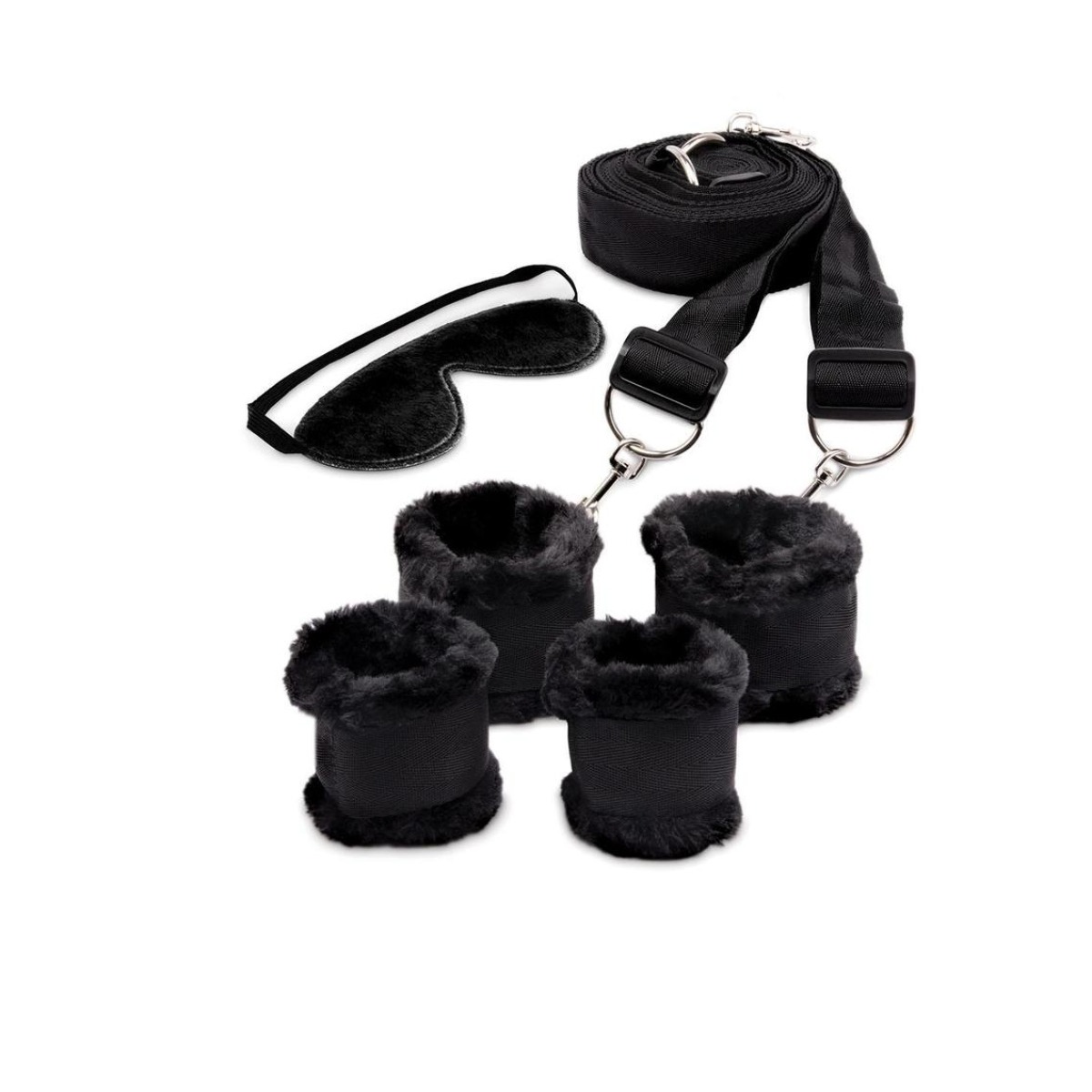 Whipsmart Fuzzy Bedroom Bondage Kit - Whip Smart - Restraints - adult product at KS Store